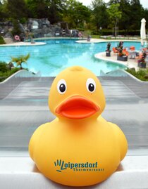 Duck flitting on the wide wave slide | © Thermenresort Loipersdorf | © Thermenresort Loipersdorf