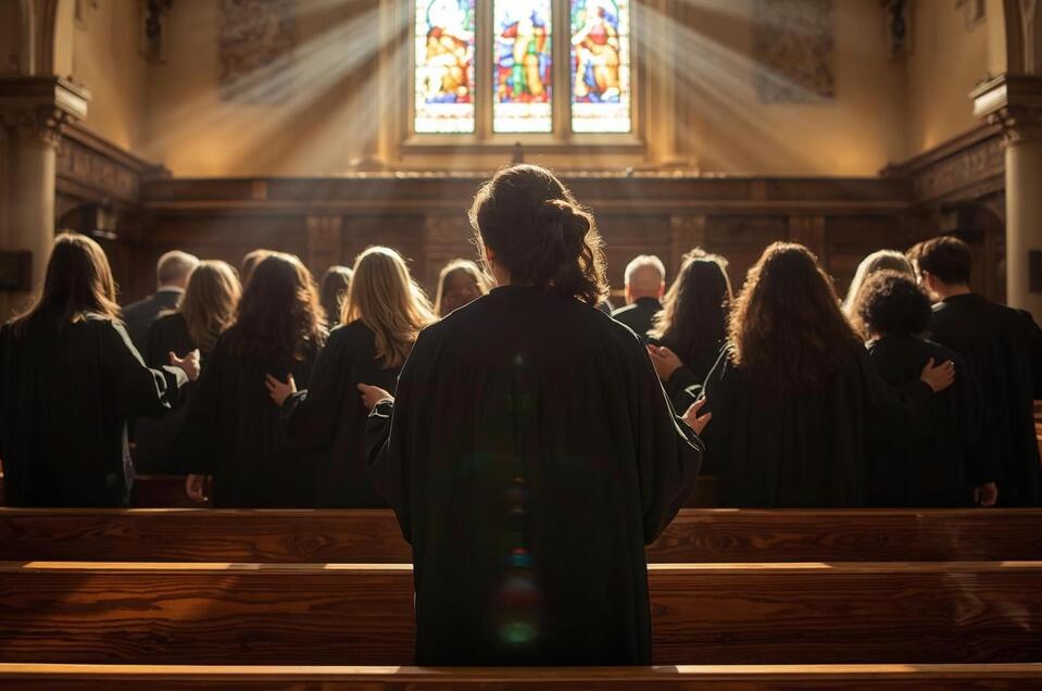 Chor in der Kirche Sysmbolbild | © CanvaKI-Christine Rotschädl