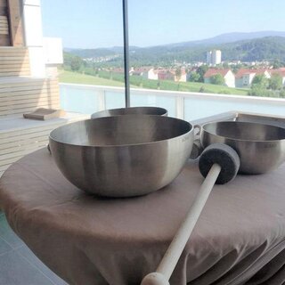 Saunaaufguss mit Klangschalen | © Die Abbilderei