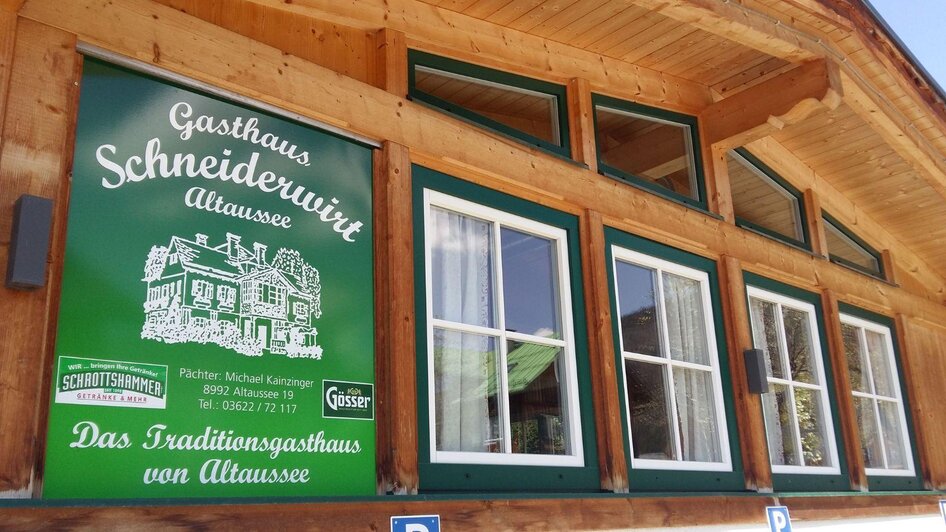 Schneiderwirt, Altaussee, Fenster | © Petra Kirchschlager