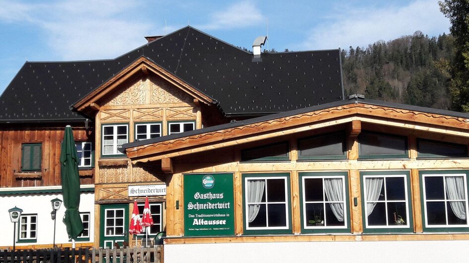 Schneiderwirt, Altaussee, Hausansicht | © Schneiderwirt, Altaussee, Hausansicht
