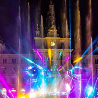 Silvester-Spektakel am Grazer Hauptplatz | © Graz Tourismus - Harry Schiffer