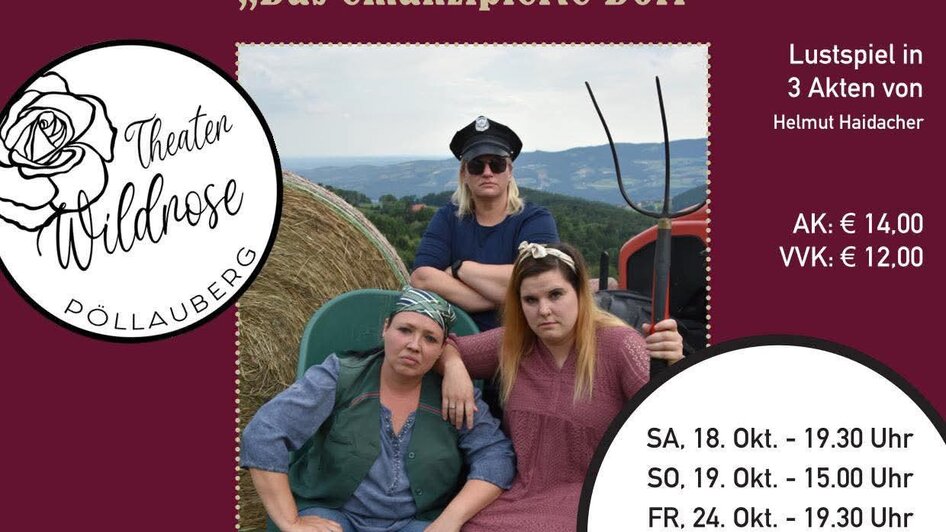 Flyer_Theater Wildrose_Pöllauberg_Oststeiermark | © Theater Wildrose Pöllauberg