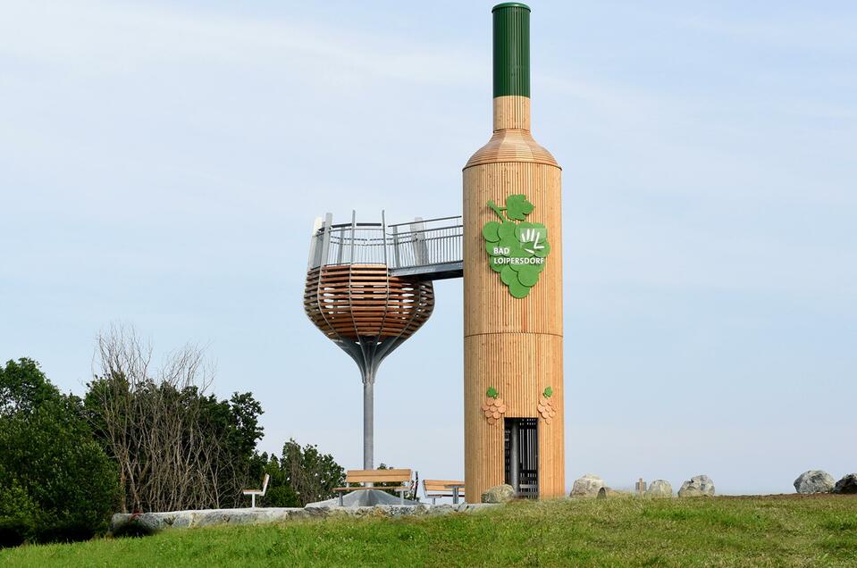 Begehbare Flasche in Bad Loipersdorf | © Gemeinde Bad Loipersdorf