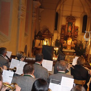 Brass band Unterlamm in the parish church | © Musikverein Unterlamm