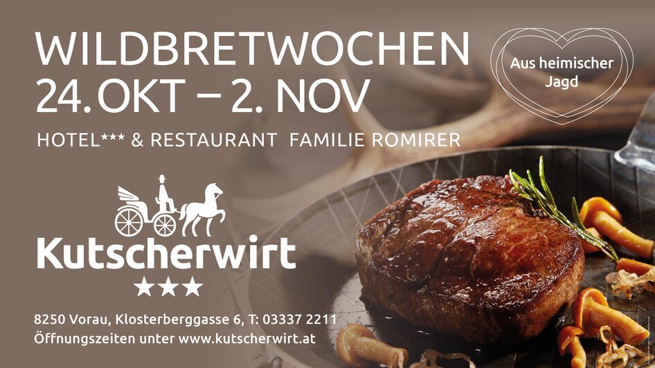 Flyer Wildwochen_Oststeiermark | © Hotel Kutscherwirt
