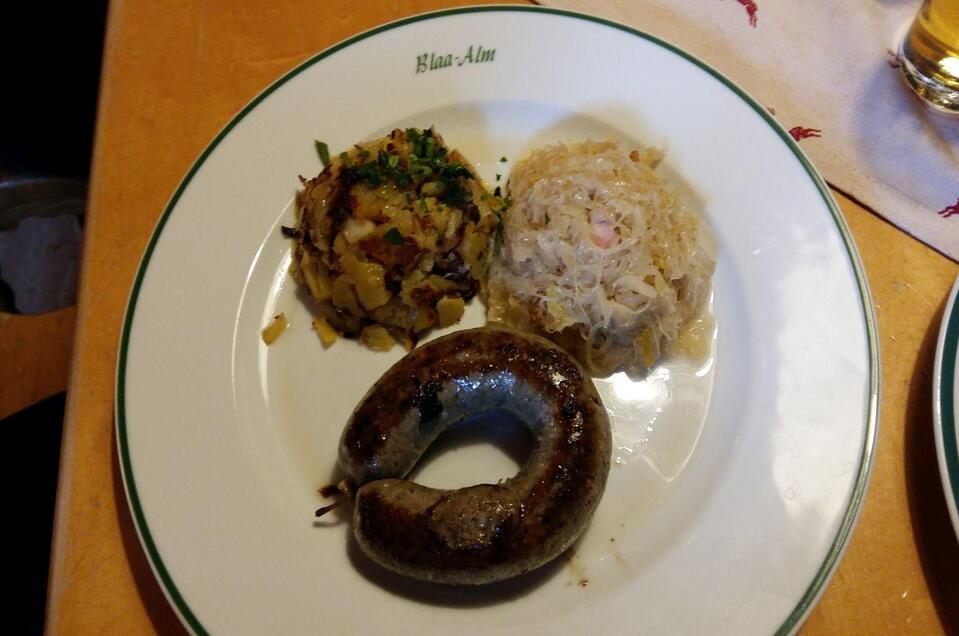 Blaa Alm, Altaussee, Wurstschmaus | © Petra Kirchschlager