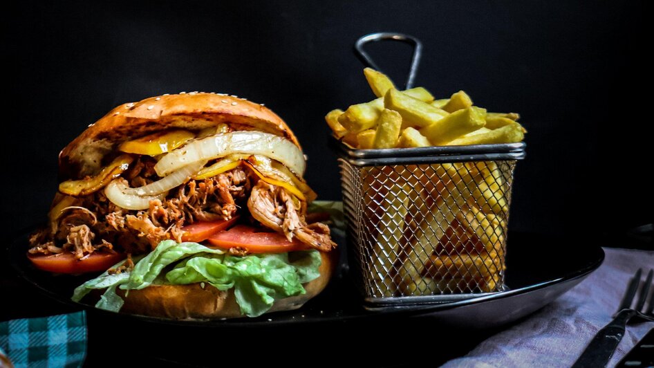 3 Goldene Kugeln - Pulled Pork Burger | © 3 Goldene Kugeln