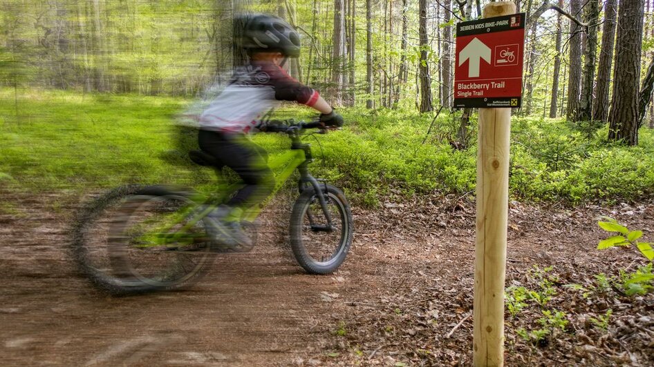 Fahren mit dem Bike 3Eiben Kids Bike Park | © 3Eiben Kids Bike Park