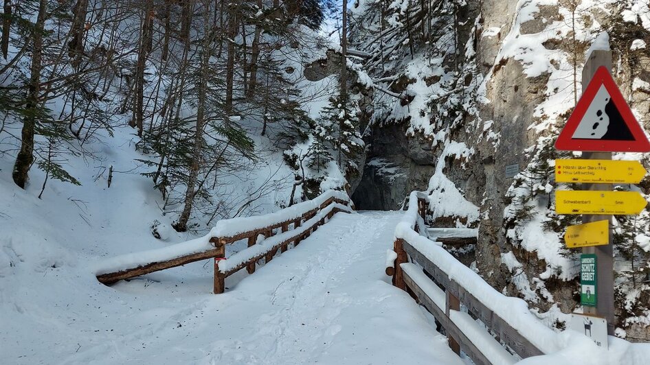 Die Fölzklamm im Winter