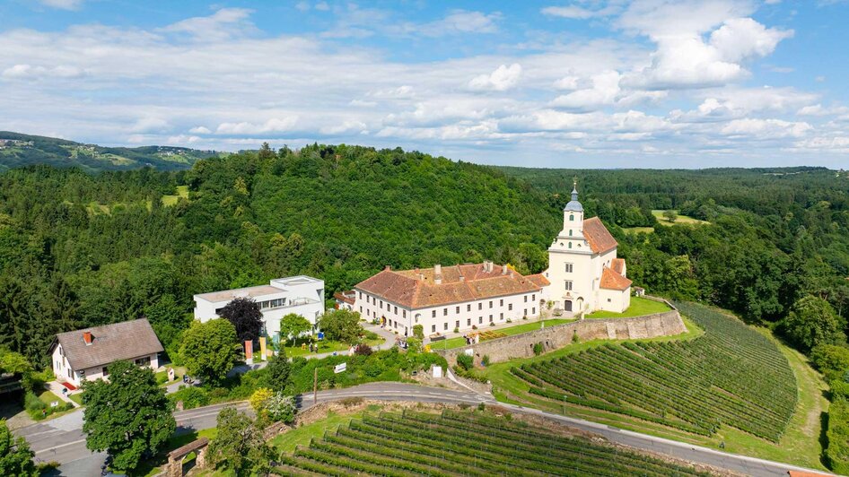 AndersOrt_Luftaufnahme_Oststeiermark | © AndersOrt Haus der Frauen