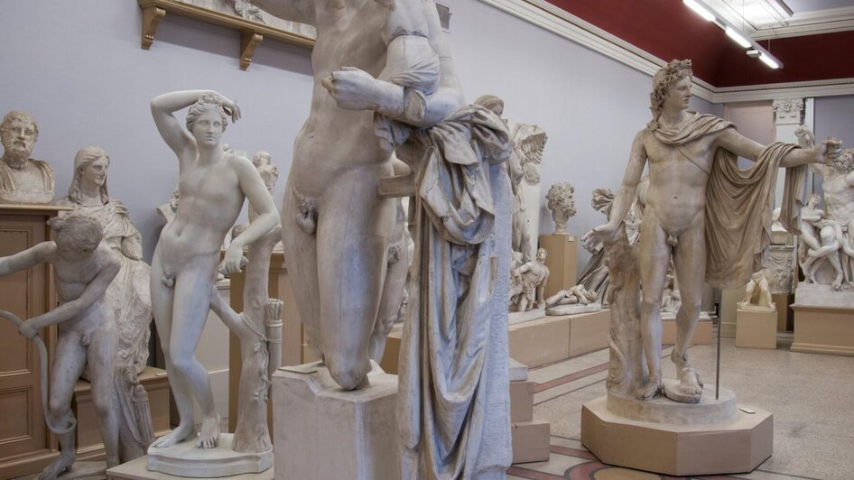 Griechische und römische Skulpturen in der UNI Gra | © Institut für Archäologie