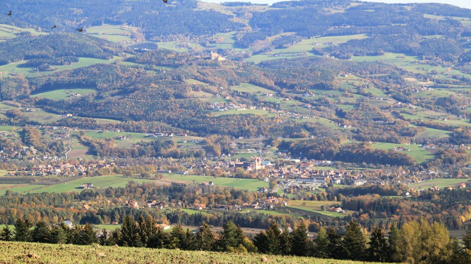 Jochbauerhöhe_Aussicht aufs Tal_Oststeiermark | © Hermann Auerbäck