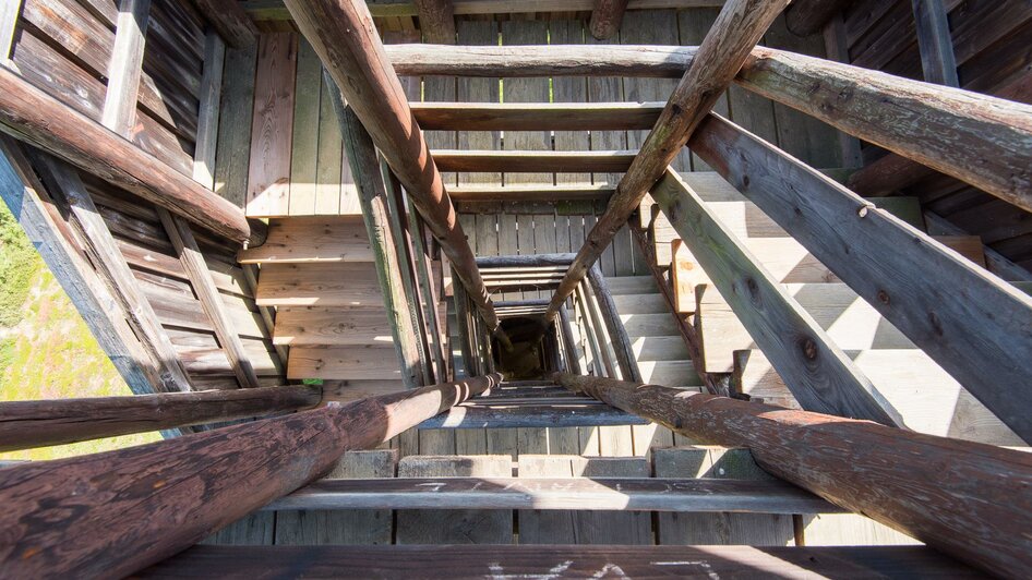 Haidenwald_Turmtreppe_Oststeiermark | © Helmut Schweighofer