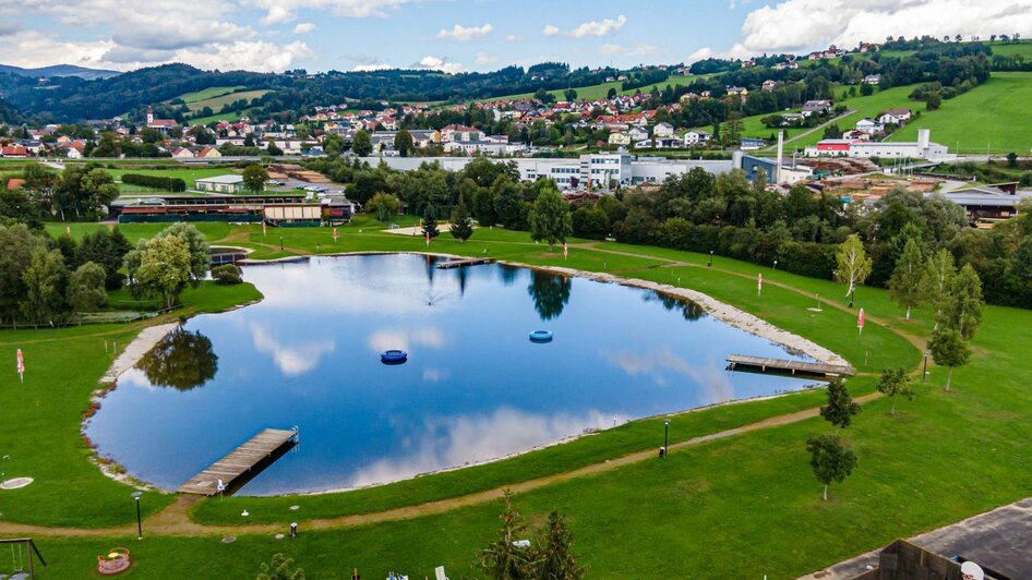 Badesee Pinggau_Luftaufnahme_Oststeiermark | © Marktgemeinde Pinggau