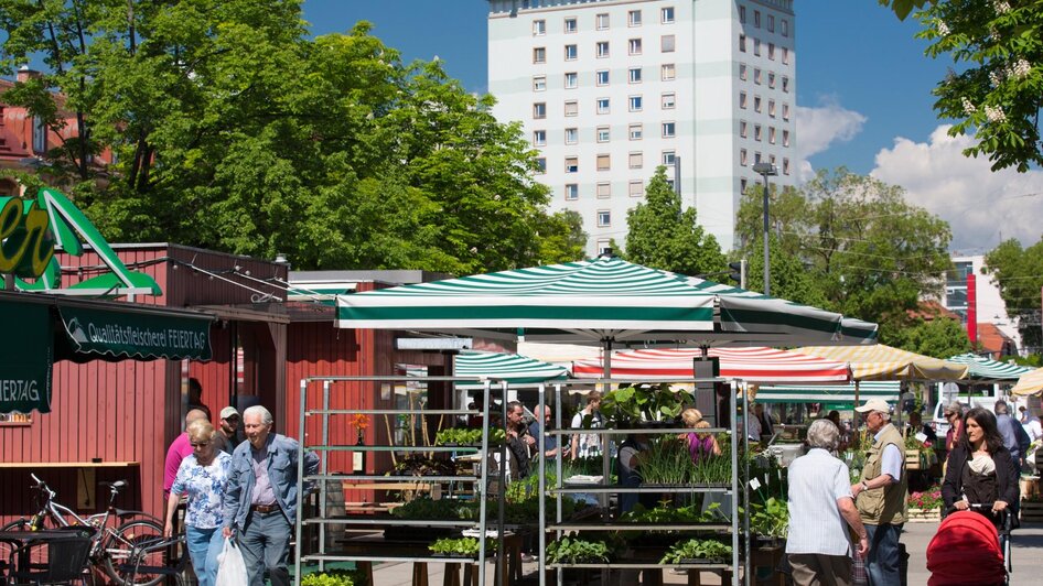 Bauernmarkt am Lendplatz - Marktbesuch | © Graz Tourismus - Harry Schiffer