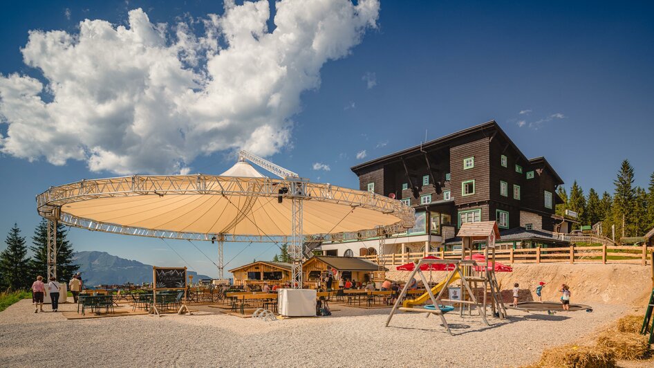 Gastgarten Berggasthof | © Rudy Dellinger