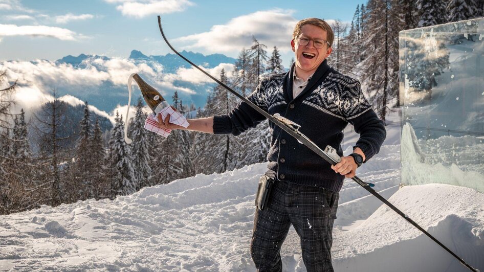 Hollhaus, Tauplitzalm, der Hüttenwirt Christoph | © Berggasthof Hollhaus, needful.at