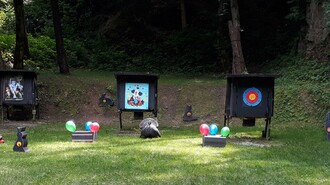 Obervoitsberg Einschießplatz Kids | © Bogenschützen Obervoitsberg-Artner