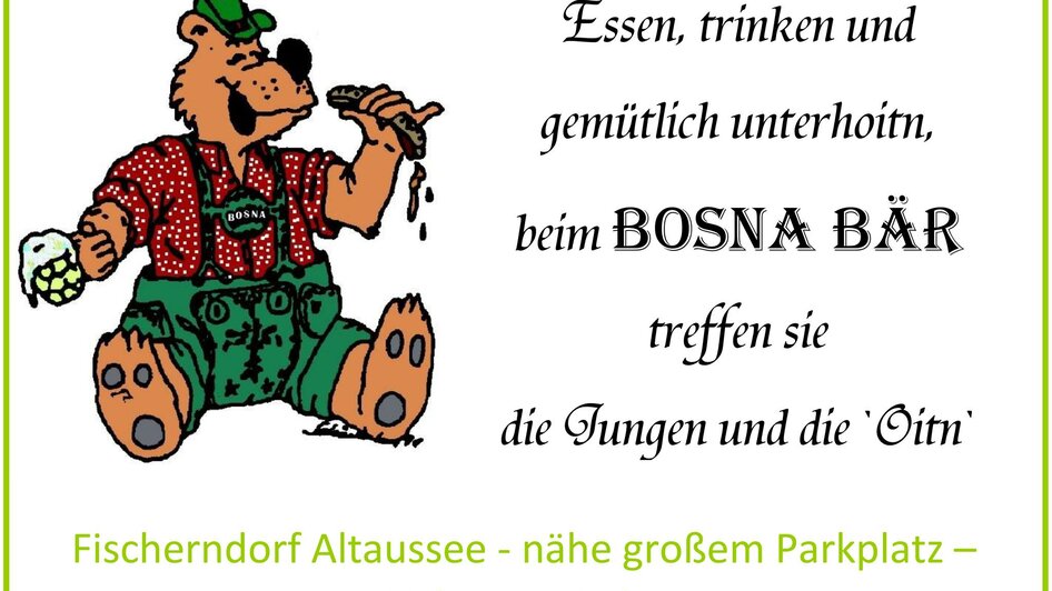 Bosna Bär,  Altaussee, Logo | © Bosna Bär_Gaisberger