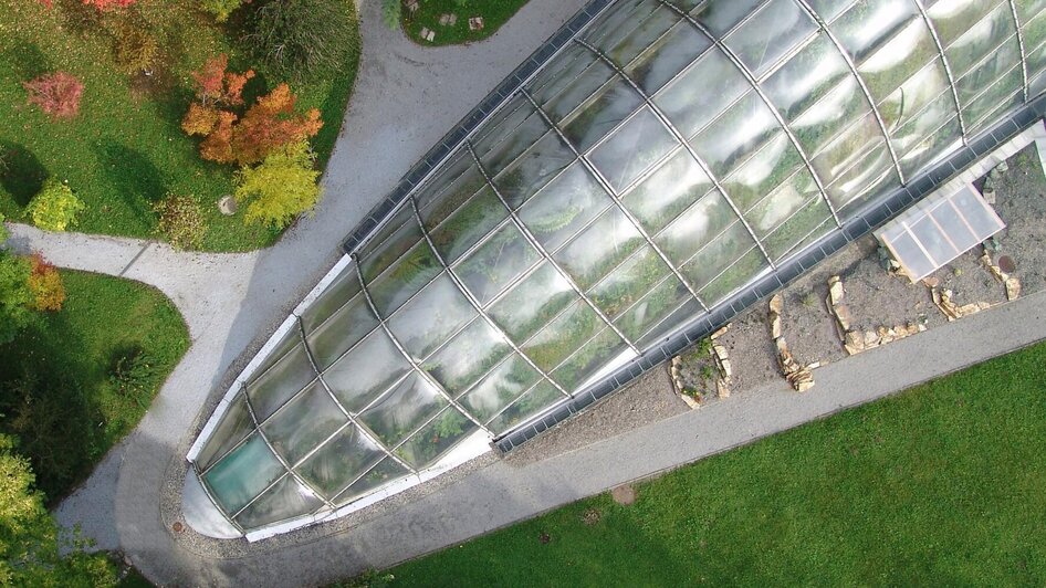 Botanischer Garten Graz aus der Vogelperspektive | © Graz Tourismus-ZappCam