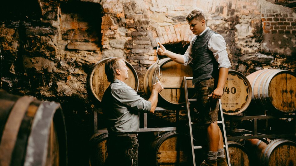 Vater und Sohn | © Susanne & Ewald Germuth|Weingut Germuth Stammhaus