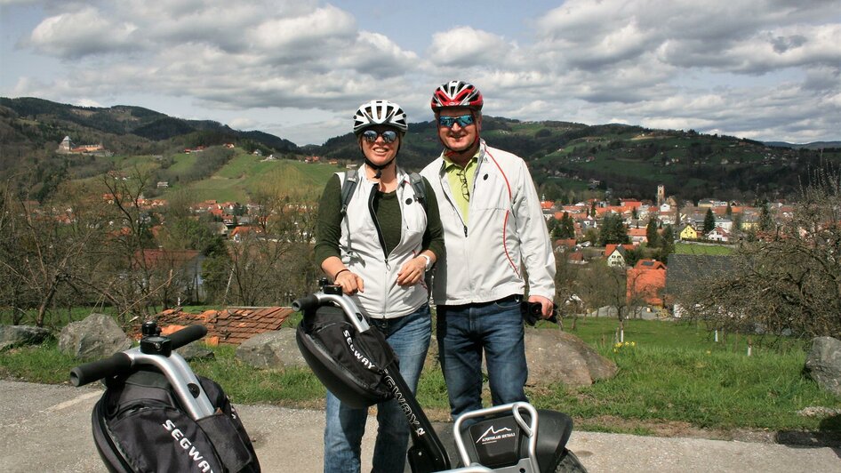 Claudia und Günther Segway | © Familie Dunst