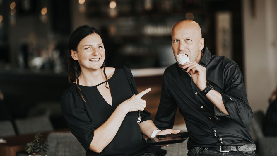 Rosa und Christian in der Zuckermühle | © Die Abbilderei