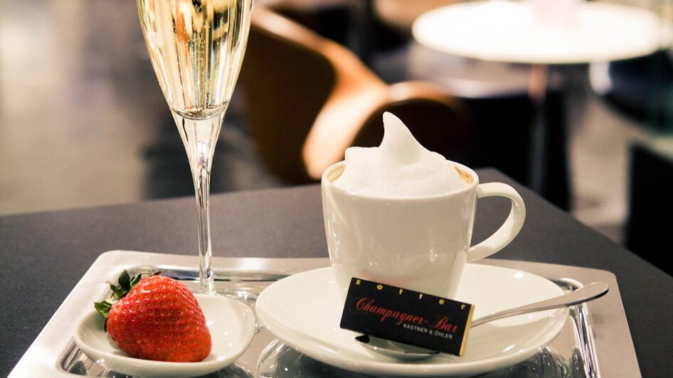 Champagnerbar - Genussvolle Pause | © Tageskaffee Freiblick