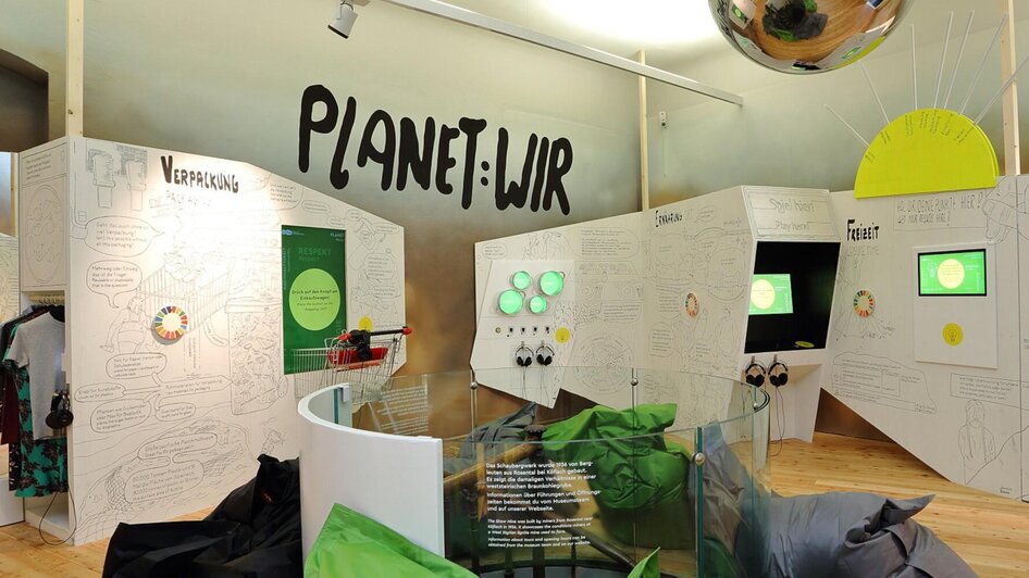Interaktive Ausstellung „PLANET: WIR“ im CoSa Graz | © UMJ-J.Kucek