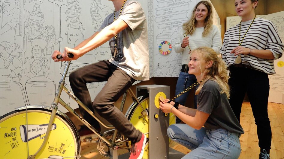 Mobilitätsstation im CoSa Graz: Nachhaltig unterwe | © UMJ-J. Kucek