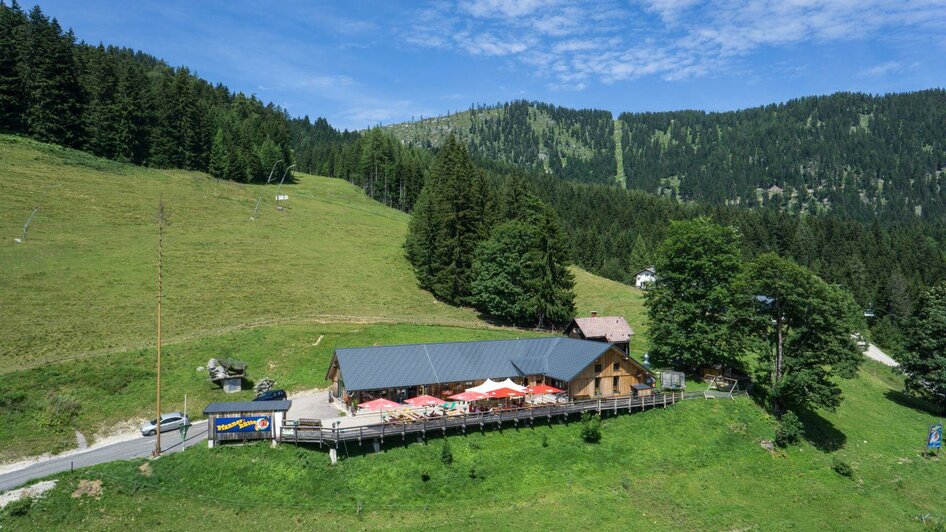 Pfannerhütte von oben, Tauplitz | © Mario Seebacher