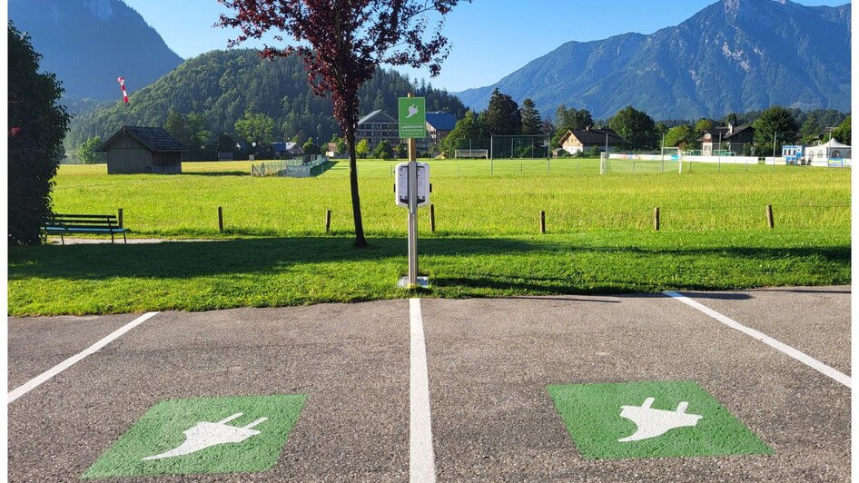 E-Tankstelle, Altaussee, Kurhaus, Parkplatz | © Petra Kirchschlager