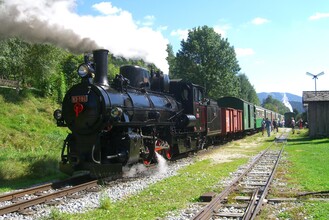 Feistritztalbahn_Zug am Bahnhof_Oststeiermark | © Feistritztalbahn