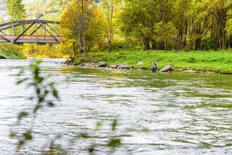 Fischen in der Mur | © Rene Hochegger