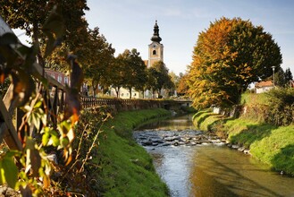 Safen with church  | © Bergmann