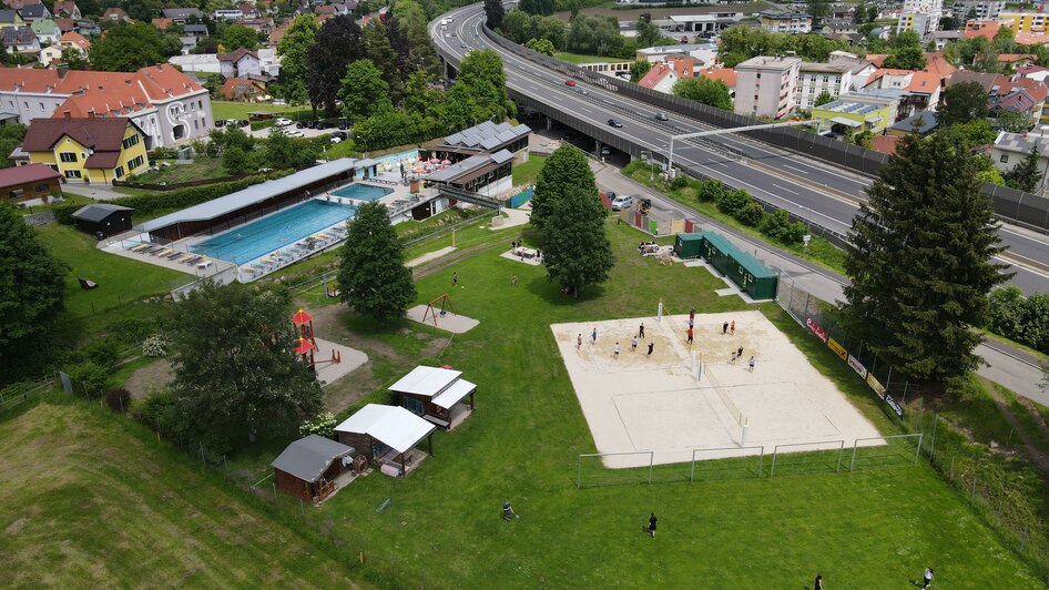 Freibad von oben | © Stadtgemeinde Kindberg