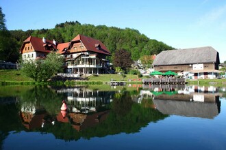 Freizeitsee Mönichwald_Ansicht_Oststeiermark | © Freizeitsee Mönihcwald