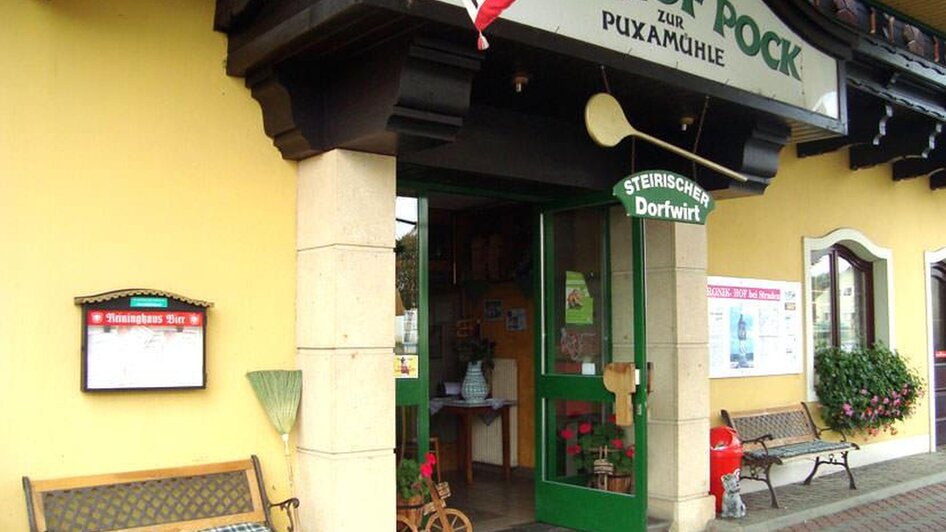 Gasthof Pock_Eingang | © Familie Pock
