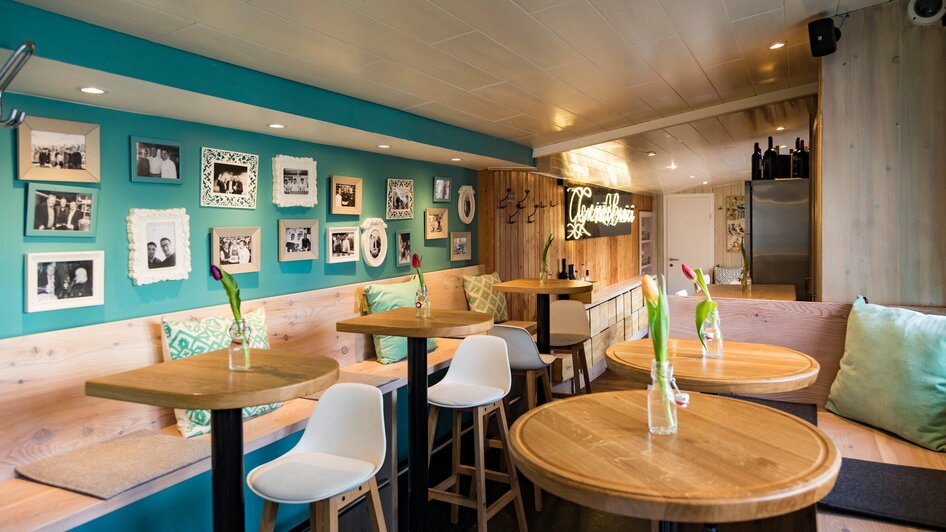 Genießerei am Markt - Farbenfroher Innenbereich | © Genießerei am Markt