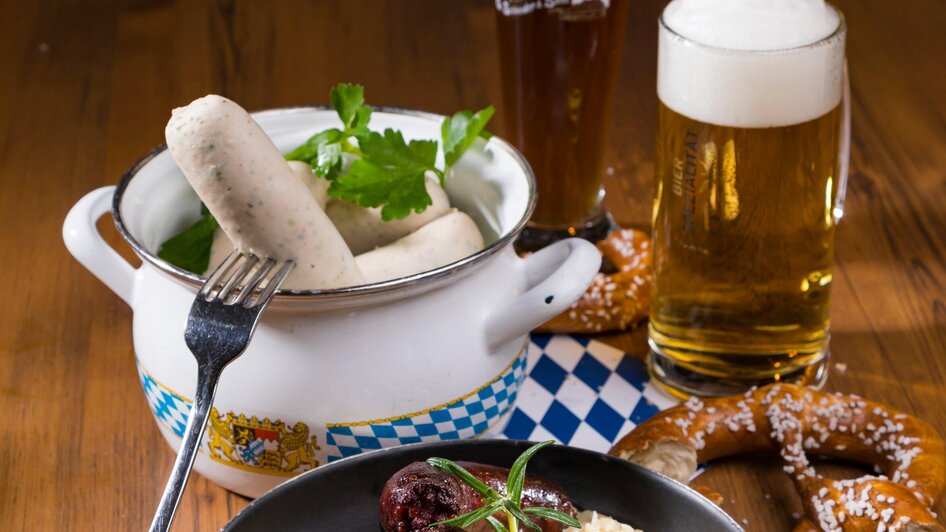 Glöckl Bräu - Weißwurst und Brezn | © Glöckl Bräu