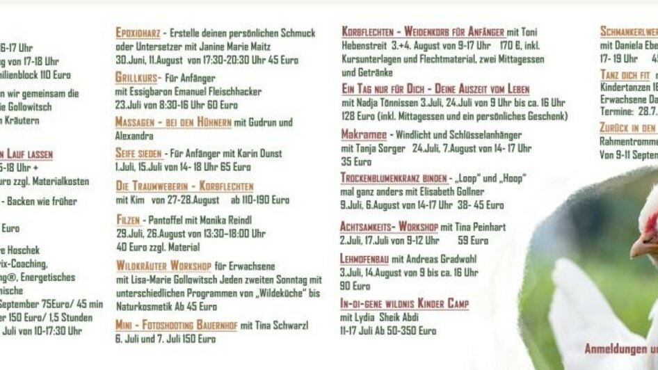 Sommerprogramm 2022