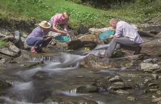 Goldwaschanlage-Goldwaschen-Murtal-Steiermark | © Erlebnisregion Murtal