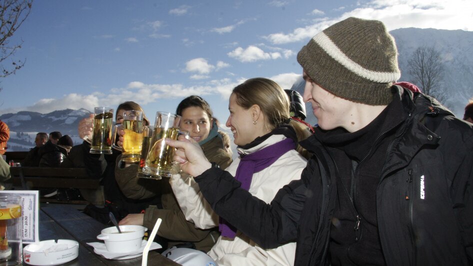 Skihütte Grafenwiese - Sonnenterrasse | © Grafenwiese Tauplitz