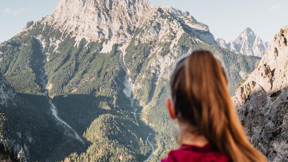 Blick zum gegenüberliegenden Großen Buchstein