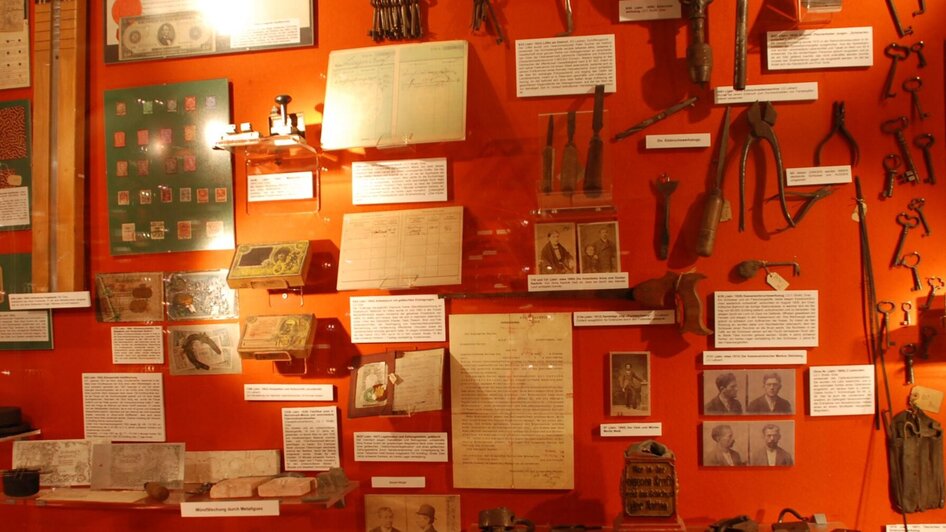Kriminalistische Sammlung im Hans Gross Kriminalmu | © Hans Gross Kriminalmuseum-Universitätmuseum
