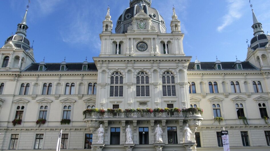 Historisches Rathaus Graz am Hauptplatz | © Graz Tourismus-Harry Schiffer