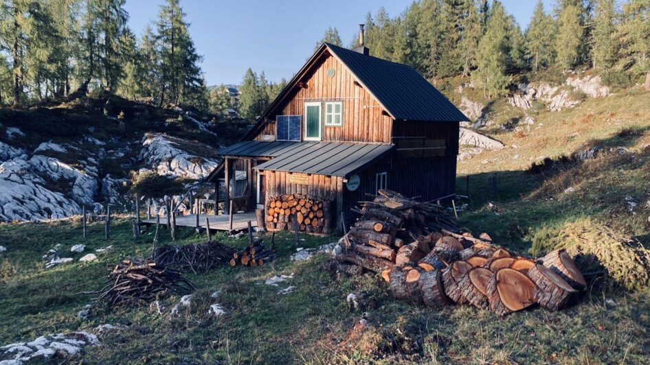 Hennaralmhütte, Grundlsee, Holz | © Naturfreunde Bad Aussee