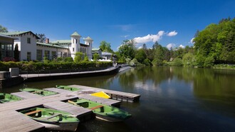 Hilmteich mit Bootssteg | © Graz Tourismus-Harry Schiffer