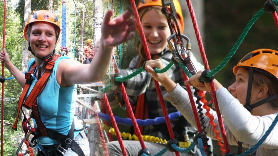 Hochseilkletterpark Altaussee Elemente | © Markus Raich